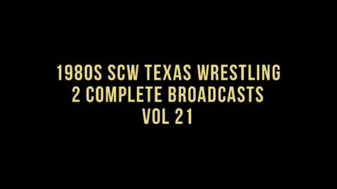 1980s SCW Texas Wrestling 2 Complete TV Broadcasts Vol 21 (1983)