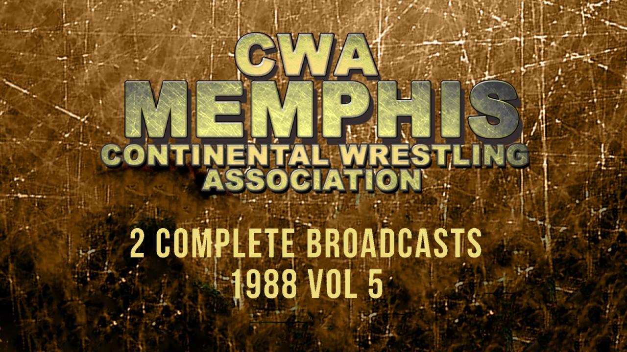 CWA Memphis Wrestling 2 Complete Broadcasts 1988 Vol 5 (1987)