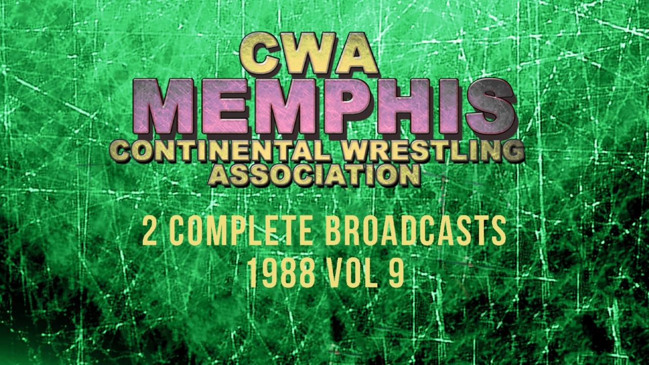 CWA Memphis Wrestling 2 Complete Broadcasts 1988 Vol 9 (1987)